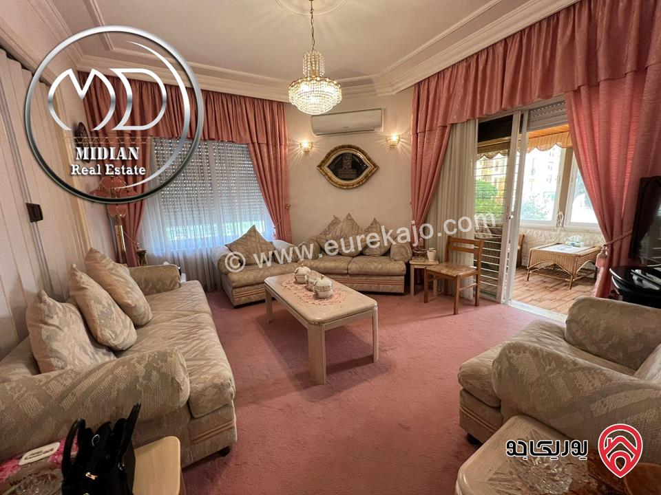 شقة دوبلكس ارضية طابقية فاخرة للبيع في عمان - خلدا مساحة 500م مع ترسات وحدائق 400م مع مسبح داخلي تصلح تجاري