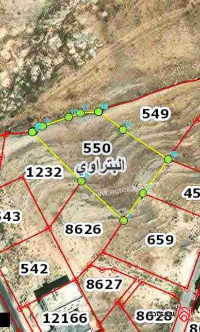 قطعة أرض مساحة 1 دونم و 963م للبيع في الزرقاء - المصفاة البتراوي الجنوبي