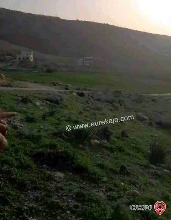 أرض مساحة 4 دونم و 642م من أصل 42 دونم قابلة للفرز تصلح لمزرعة أو شاليهات للبيع في السلط كفر هودا