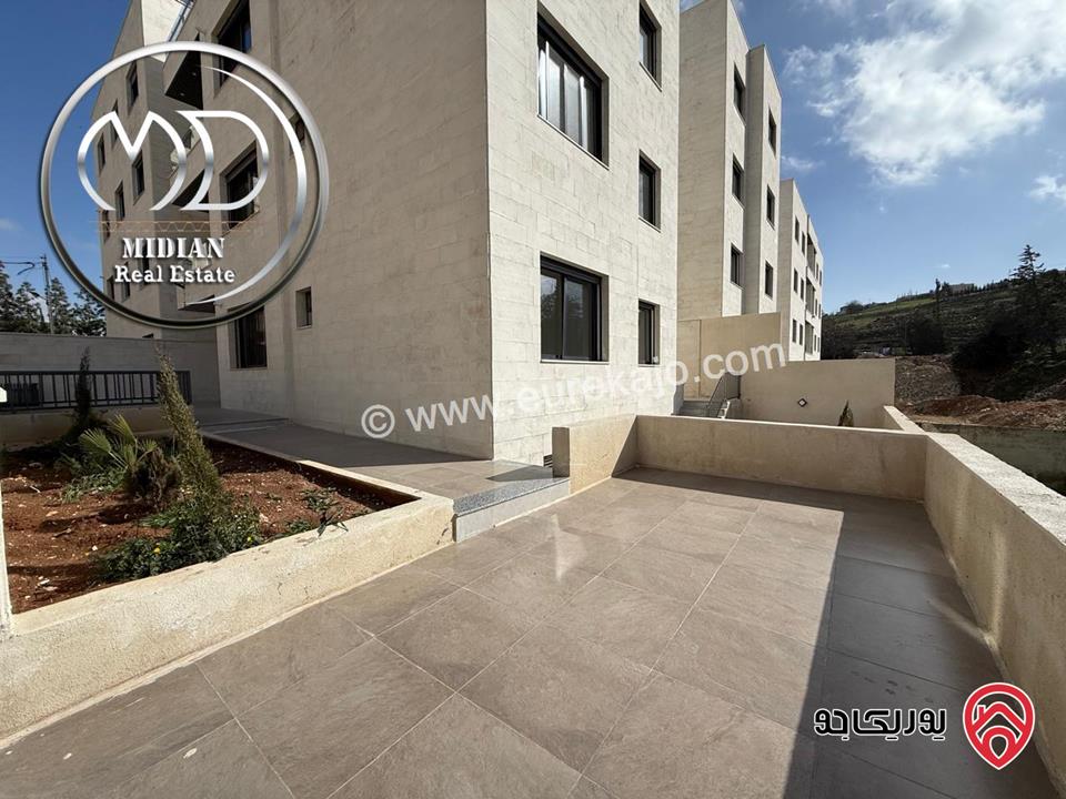 شقق أرضية جديدة للبيع في عمان - دير غبار مساحات 135م & 145م مع تراسات و حدائق تشطيبات وديكورات فاخرة بأسعار مميزة