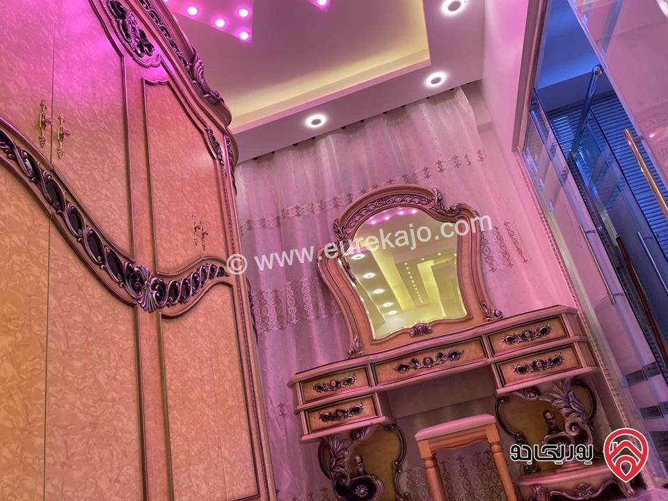 شقة طابق أول مساحة 130م للايجار مفروشة في عمان - عبدون