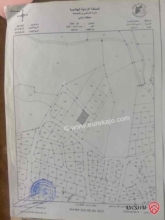 ارض مساحة 984م سكن (أ) للبيع من أراضي شمال عمان - صافوط من المالك مباشرة 
