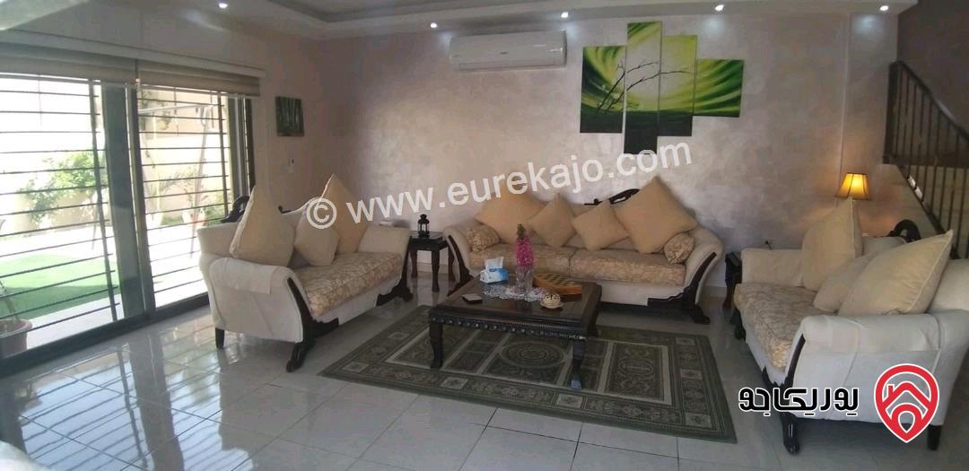 شـاليه مـفروش مساحة الأرض 550م والبناء 150م للبيع في البحر الميت منطقة الشونة الجنوبية الجوفة