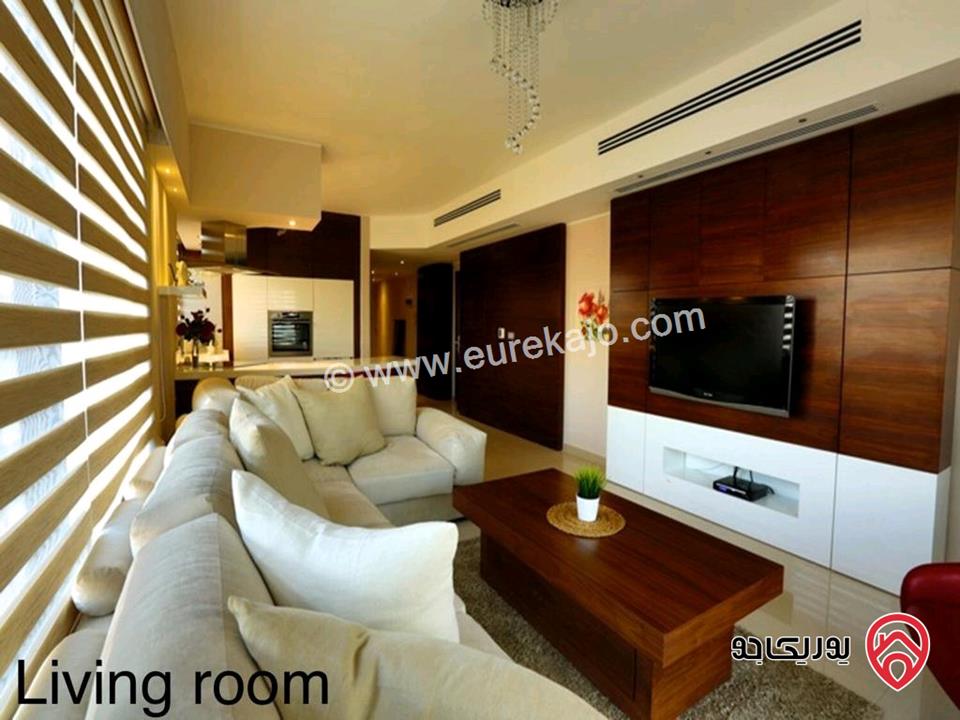 شقة مفروشة للإيجار بالقرب من فندق Amman west مساحة 100م