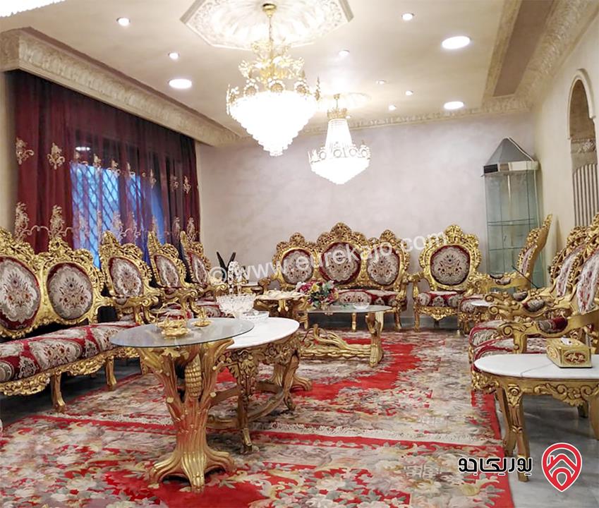 فيلا مستقلة مفروشة مساحة 450م على أرض 500م مع مسبح للايجار في عمان - ام السماق