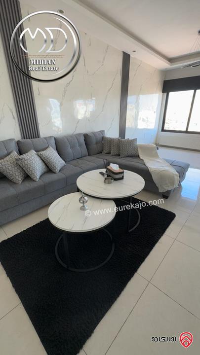 شقة مفروشة فاخرة للايجار في عمان - الدوار السابع مساحة 100م طابق ثالث تشطيبات وديكورات فندقية اطلالة جميلة