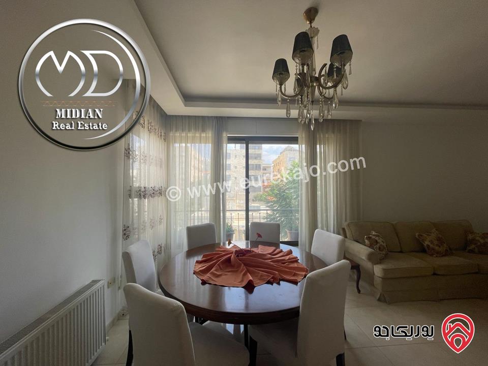 شقة مفروشة فاخرة للايجار في عمان - الجندويل مساحة 170م طابق ثالث تشطيبات وديكورات سوبر ديلوكس بسعر مميز