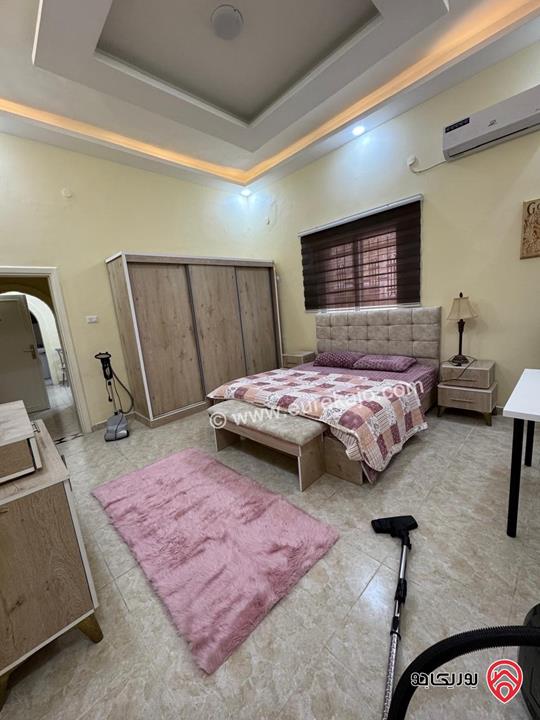 شقة أرضية مساحة 100م داخلي وحديقة 150م للايجار مفروشة في عمان - اللويبدة Apartment for rent