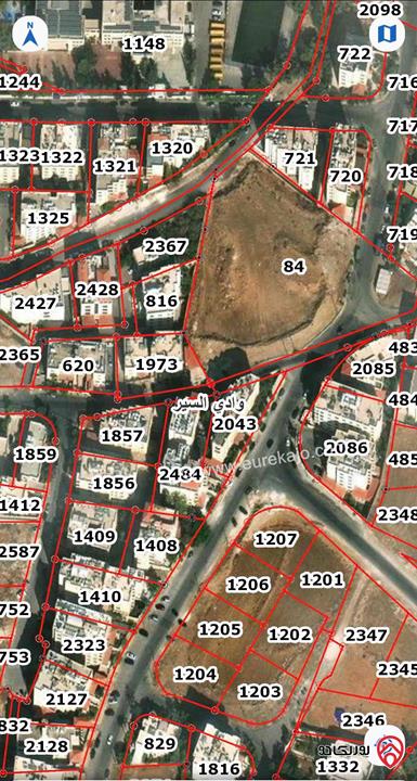 قطعة أرض مساحة 753 متر للبيع في عمان - عبدون خلف البلوفيج 