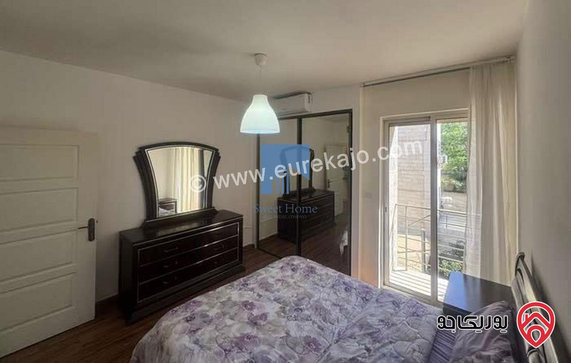 شقة استثمارية مفروشة فاخرة للبيع في جبل عمان - قرب السفارة الفلسطينية طابق ثالث 95م بسعر مغري