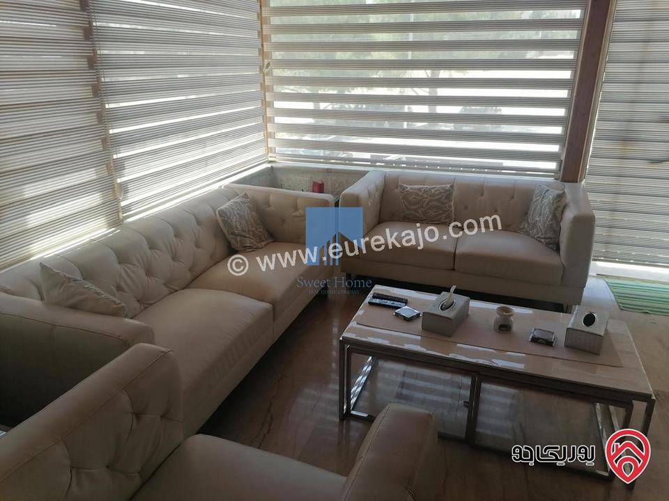 شقة أرضية فاخرة للبيع في عمان - خلدا مساحة 182م مع ترس 30م تشطيب سوبر ديلوكس