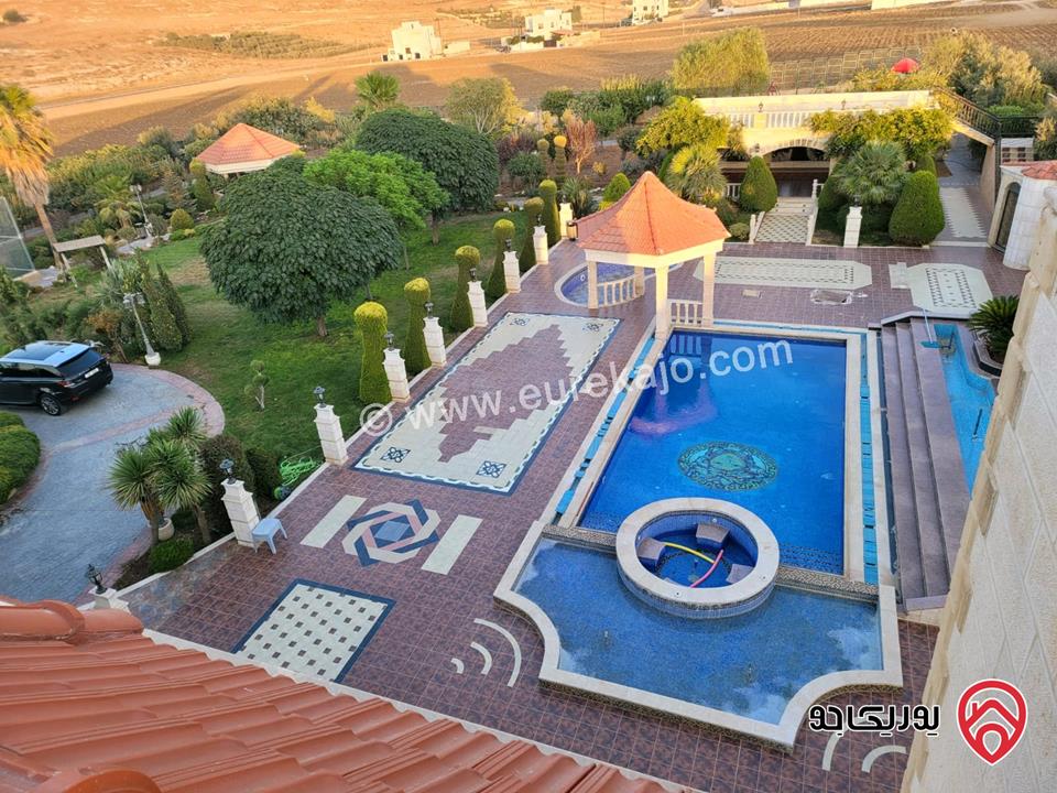 مزرعة مساحة الأرض 6 دونم و البناء 1 دونم للبيع في عمان - ناعور
