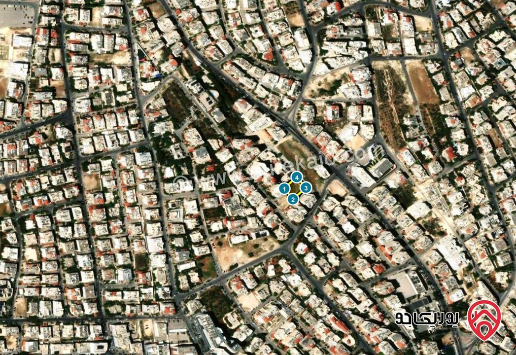 أرض مساحة 1 دونم للبيع من أراضي شمال عمان - تلاع العلي - حوض تلعة عيال السليمان