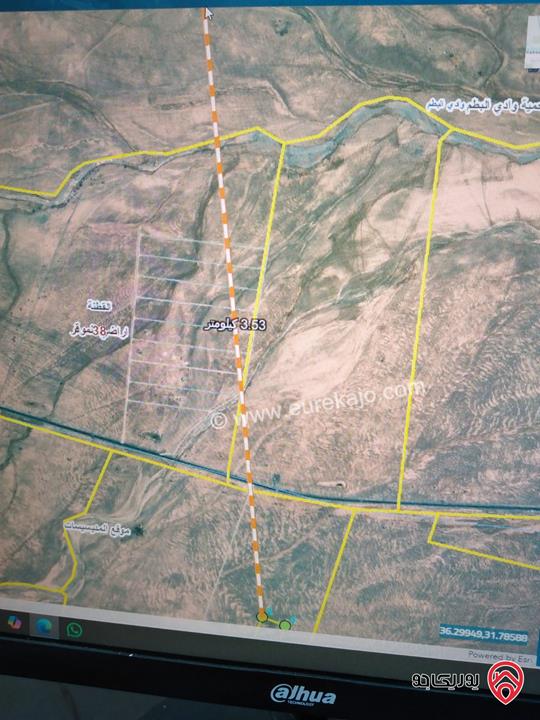 ارض مساحة 3 دونم و 500م للبيع في الموقر - المديسيسات حوض الشمالي بالقرب من المدينة الرياضية الجديدة 