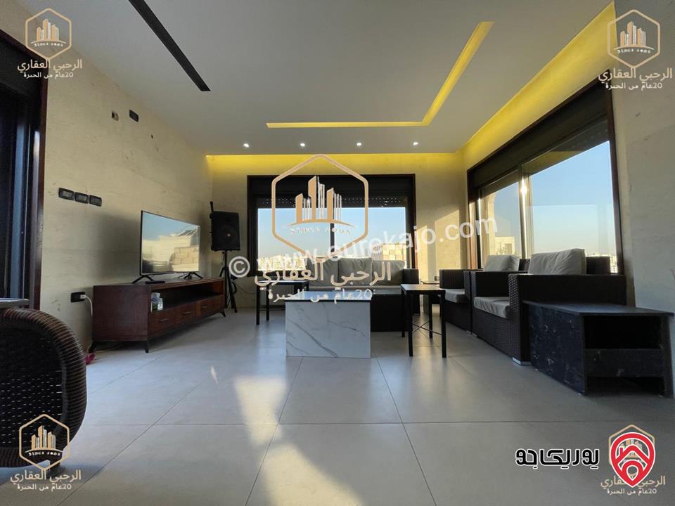 شقة رووف مساحة 160م سوبرديلوكس للايجار في عمان - الكرسي