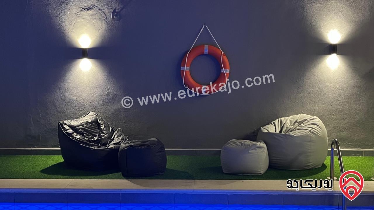 شاليه مبني على أرض مساحة 316م للبيع ، طريق البحر الميت - الروضة
