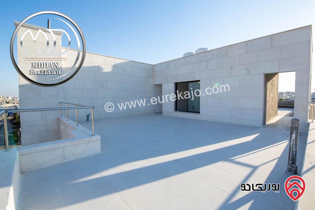 شقة طابق اخير مع روف دوبلكس جديدة مساحة 285م سوبر ديلوكس بسعر مميز للبيع في عمان - خلدا