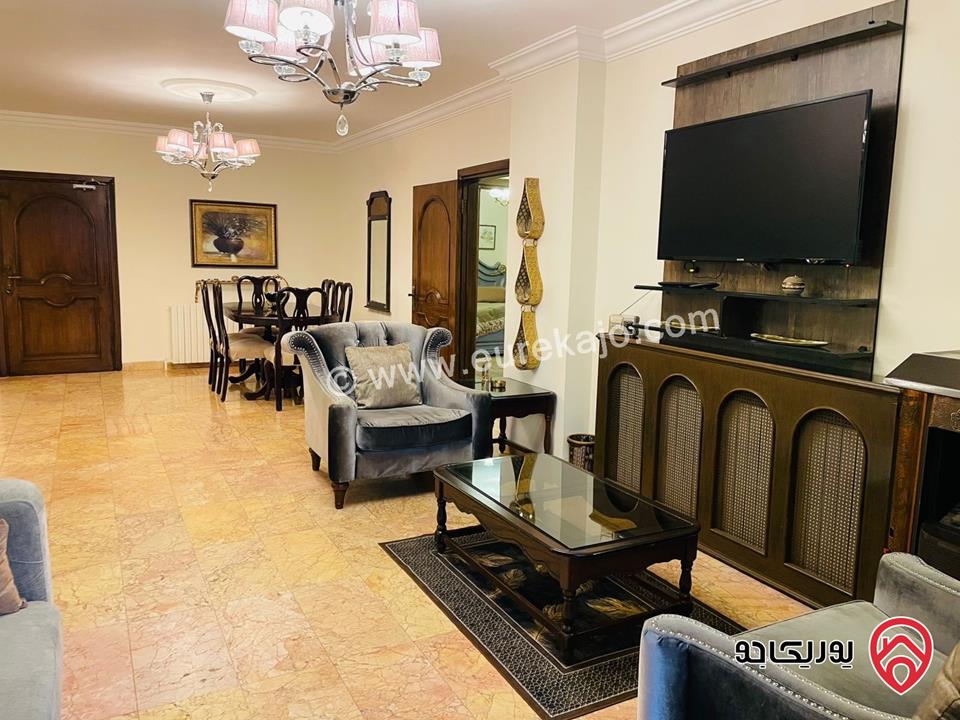 شقة مفروشة طابق اول من فيلا مساحة 150م للايجار مفروشة في عمان - الجبيهة 