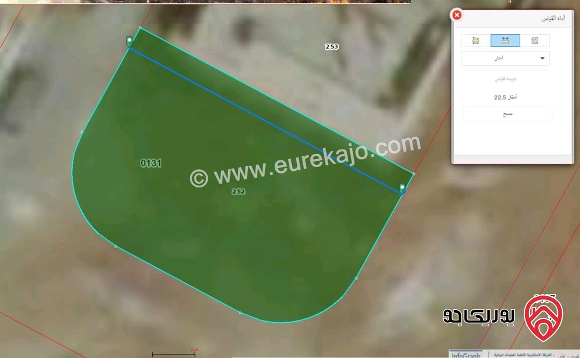 أرض مساحة 302م للبيع في عمان - المستندة