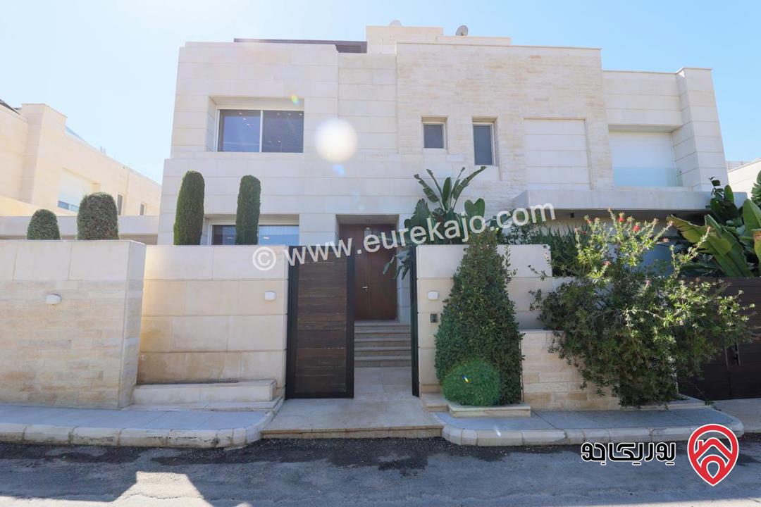 فيلا فاخرة مساحة 500م على ارض 700م للبيع في عمان - اجمل مناطق دابوق