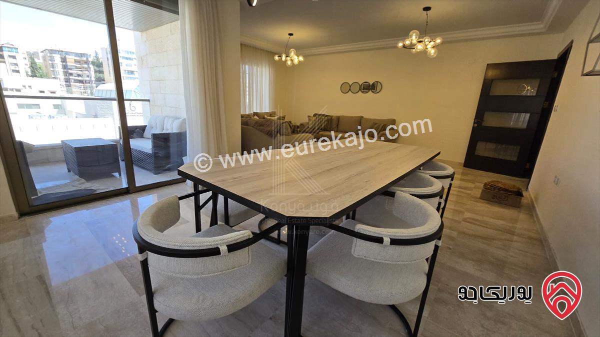 شقة مفروشة مساحة 200م للايجار في عمان - منطقة الدوار الرابع