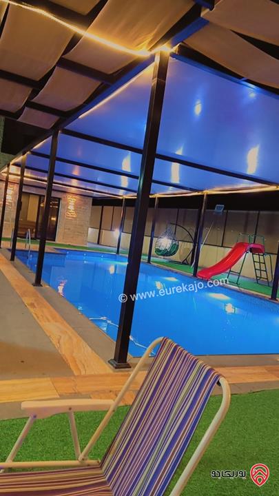 مزرعه وشاليه رمان للايجار اليومي في البيضاء - منطقة أحد