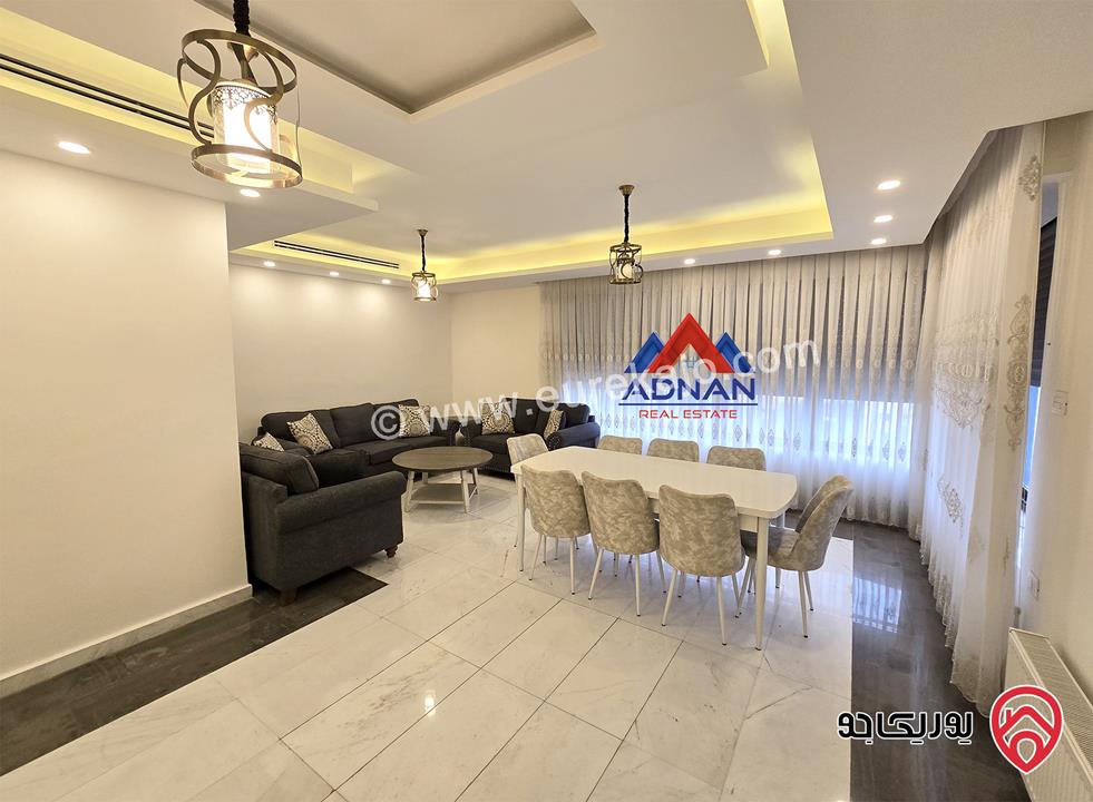 شقة مفروشة جديدة مساحة 180 متر للايجار السنوي في عمان - دير غبار