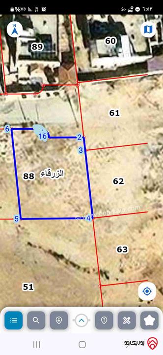 قطعة ارض 500متر سكن ب للبيع في الزرقاء - جبل طارق قرب جمعية عمر بن الخطاب