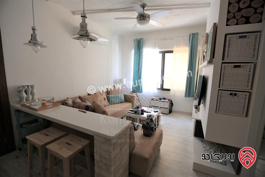 شقة مفروشة طابق أول مساحة 42م للايجار في عمان - عبدون