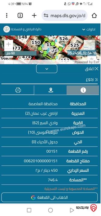 عمارة على ارض 746م للبيع في عمان - الدوار السابع