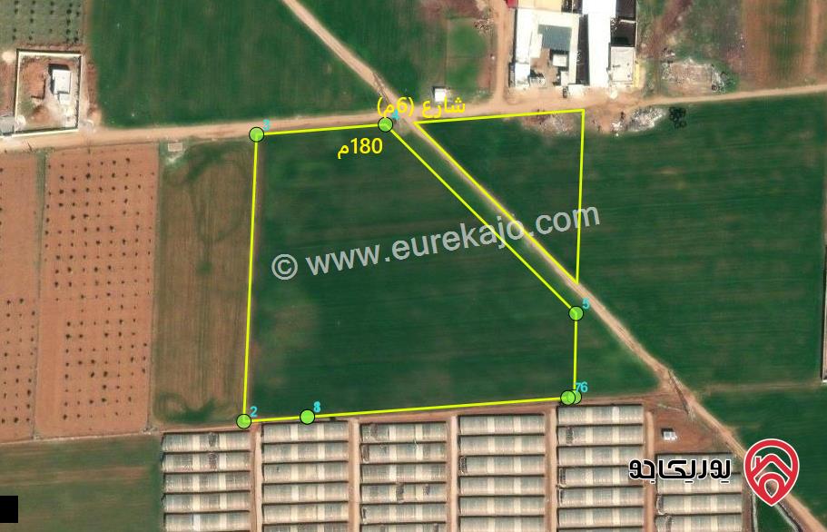 ارض 1010م مشترك للبيع في اربد من اراضي الصريح ضمن حوض المراريط الشرقي 