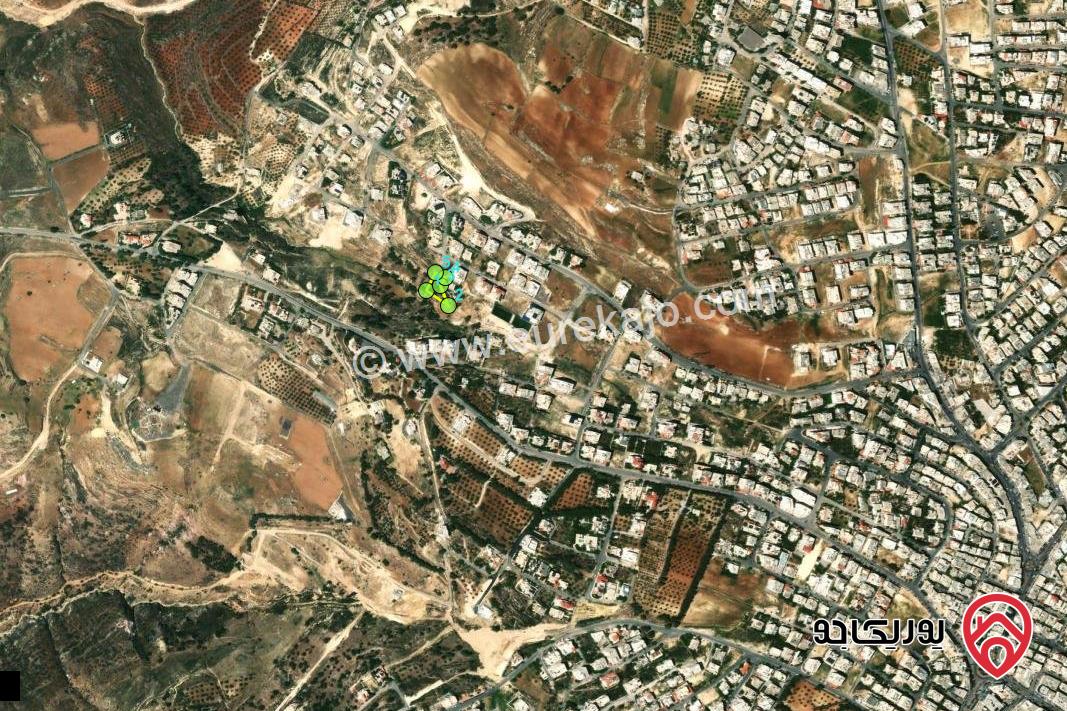 قطعة أرض مساحة 1 دونم و 251م للبيع من أراضي غرب عمان - البحاث - حوض المشبك