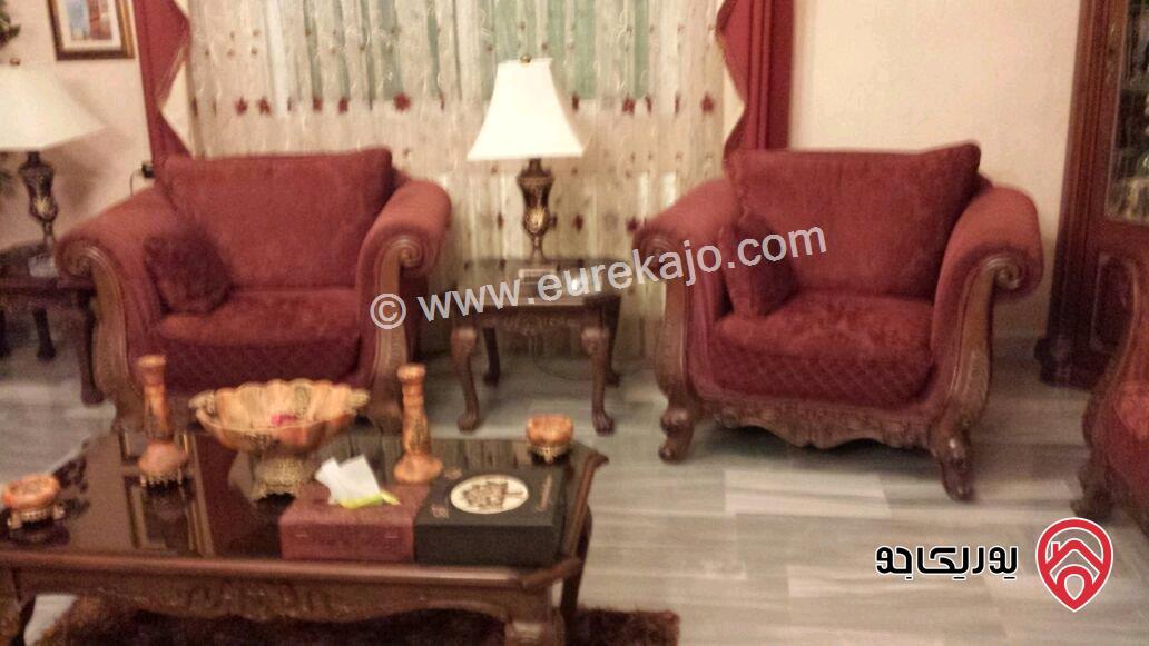 شقة ارضية مساحة القوشان 216م ترس مكرمد 150م ترس مكشوف 80م للبيع في عمان - المدينة الرياضية