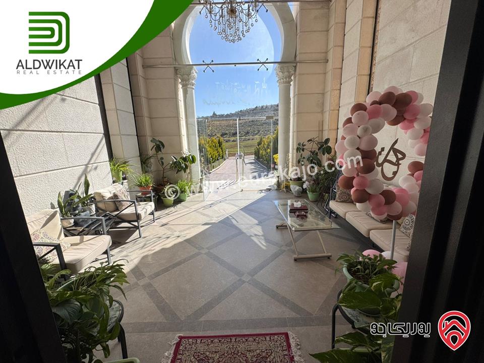 فيلا مستقلة مساحة الارض 2100 م ومساحة البناء 900م للبيع في عمان - مرج الحمام