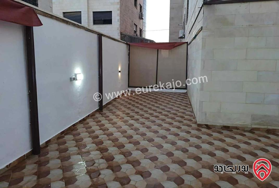 شقة أرضية مساحة 150م داخلي و 150م خارجي للبيع في عمان - حي الصحابة