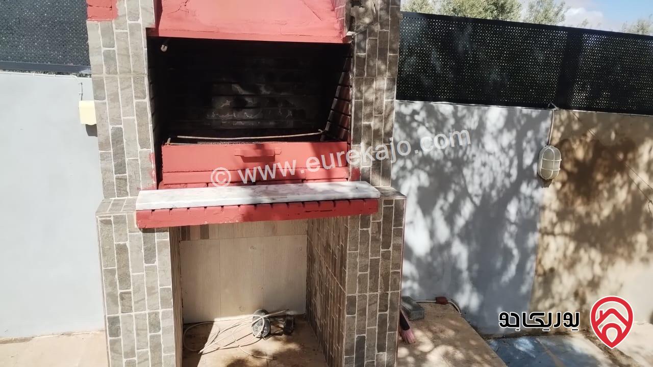 منزل مستقل مساحة 150م على أرض 1020م للايجار مفروش في الشوبك 