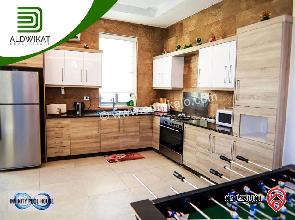 شاليه للبيع في البحر الميت - الرامة قرب منتجع البحيرة مساحة البناء 252م مساحة الارض 705م