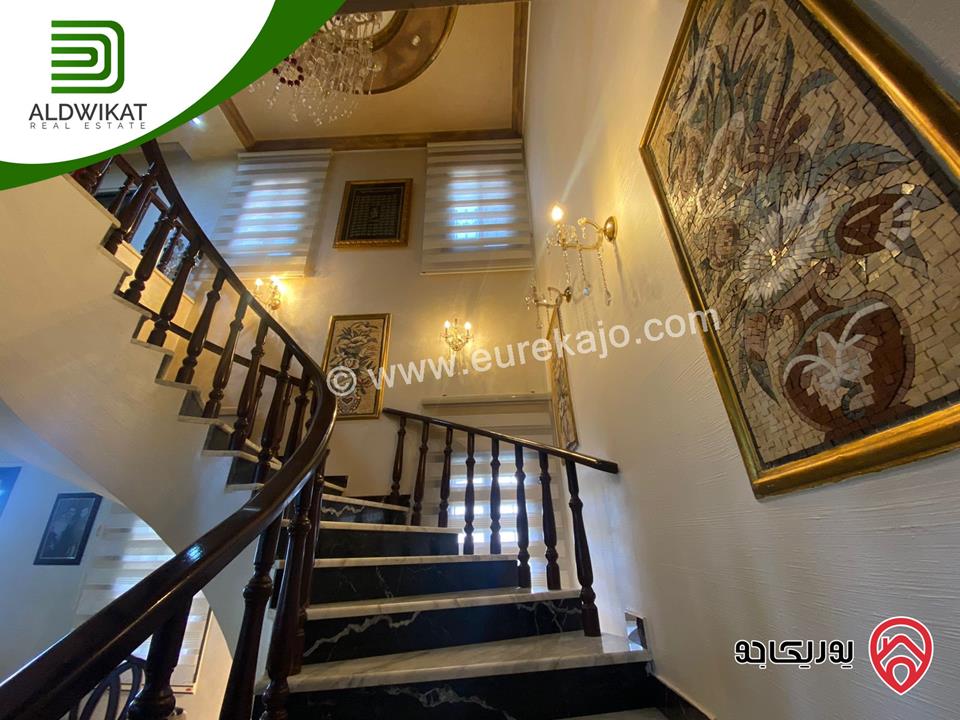 فيلا مستقلة للبيع في عمان - شفا بدران مفروشة مساحة البناء 600 م مساحة الارض 600 م