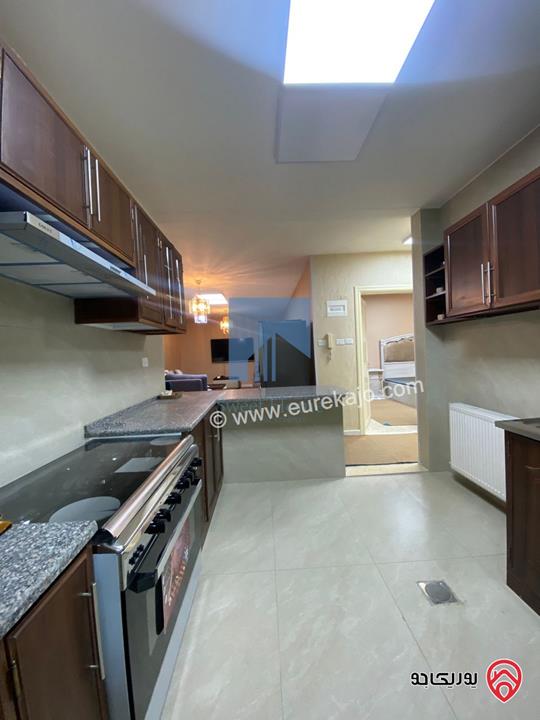 شقة أرضية مفروشة مساحة 100م مع ترس 50م للبيع في عمان - عبدون الشمالي