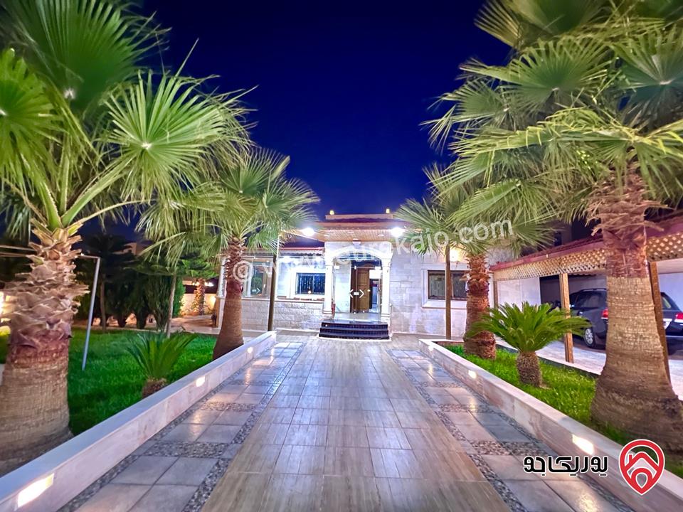 ڤيلا مساحة 375م على أرض 1200م للبيع في عمّان - منجا 