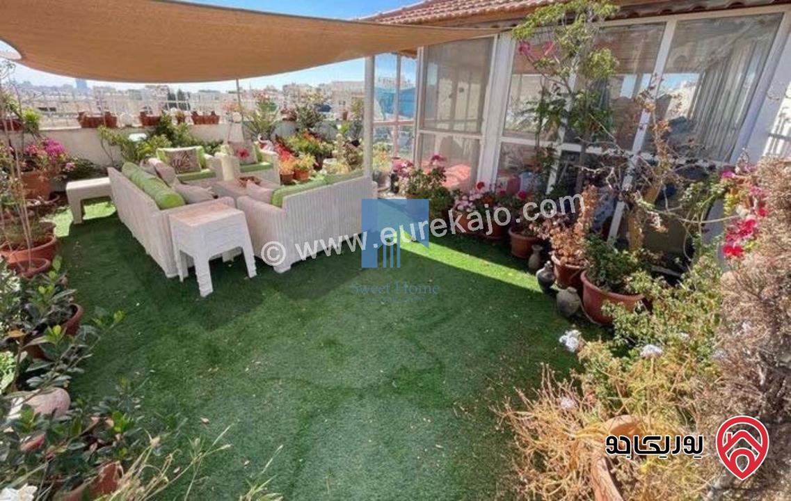 شقة مميزة للبيع في عمان تلاع العلي - خلف السلطان طابق ثالث 260م مع روف 70م بسعر مغري