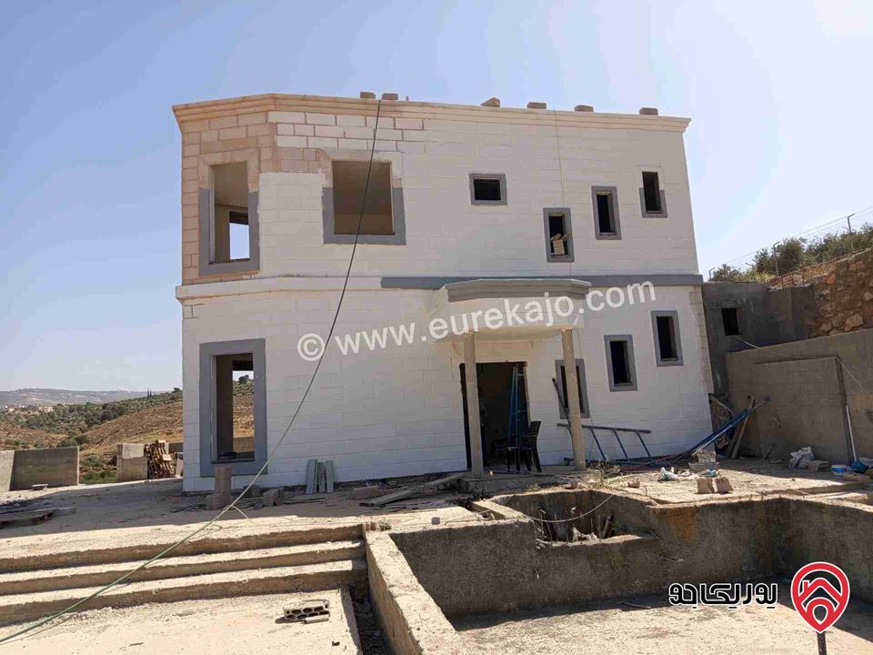 مزرعة تحت الانشاء مساحة الأرض 2 دونم و 283م والبناء 175م للبيع بداعي السفر في السلط - الصبيحي