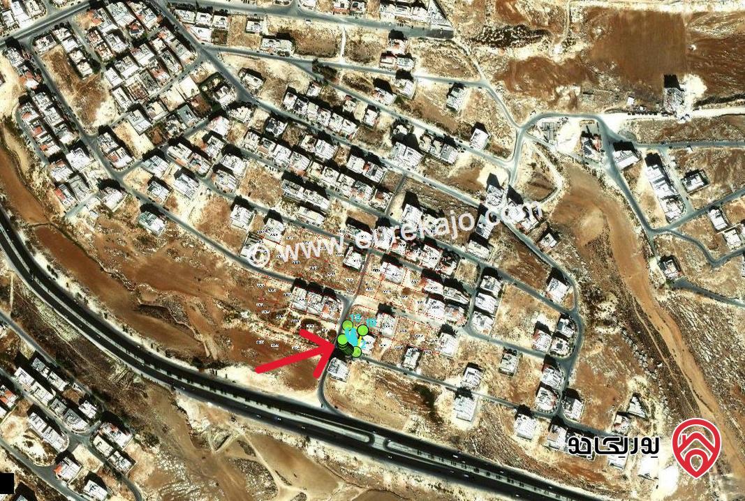 قطعة ارض مساحة 755م للبيع في عمان من اراضي ياجوز على شارعين قريبة من شارع الاردن تصلح لكافة الاستثمارات