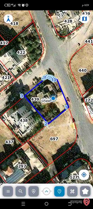 قطعة ارض مساحة 970م للبيع في عمان - البنيات شارع شهداء الأقصى