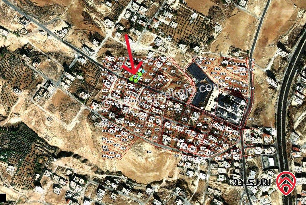 قطعة ارض مساحة 496م للبيع في عمان - أبو نصير قريبة من شارع الأردن واجهة على الشارع بسعر لقطة