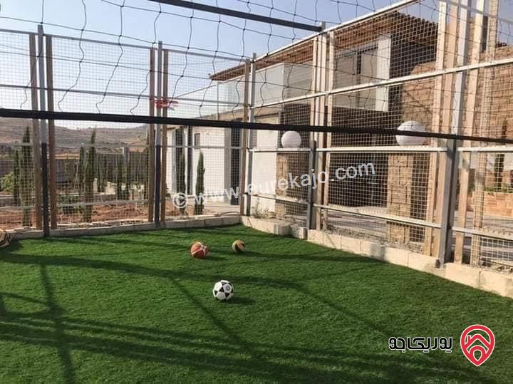 مزرعة مساحة الأرض 3425م والبناء 180م للبيع في جرش - بعد جامعة جرش، منطقة عين النبي * تبعد عن صويلح 40 دقيقة