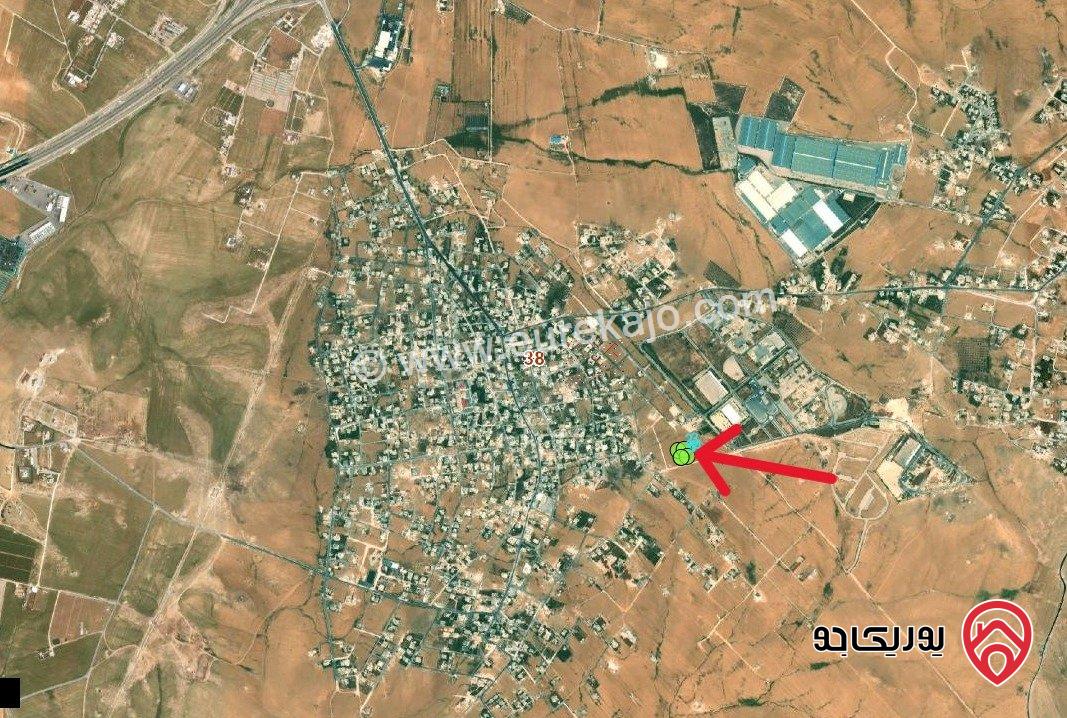 قطعة ارض مساحة 743م للبيع من اراضي الموقر ذهيبة الشرقية واجهة على الشارع منطقة سكنية قريبة من مديرية الدفاع المدني 
