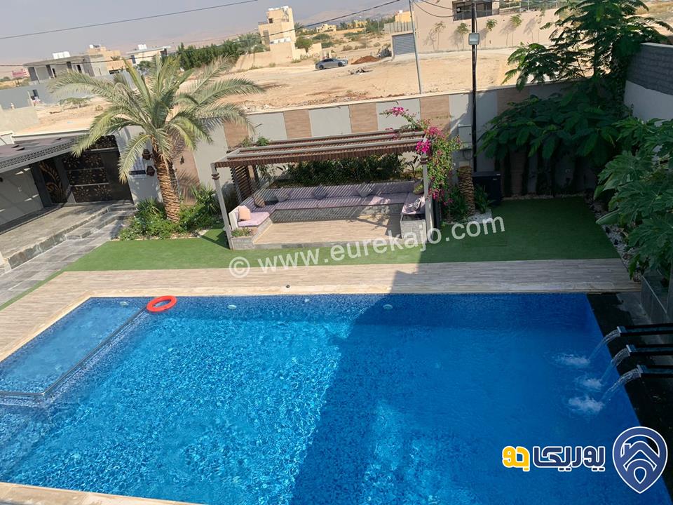 جولة ثلاثية الابعاد - اصنع لحظات مميزة واقامة رائعة في Marina Chalet للايجار اليومي في البحر الميت 