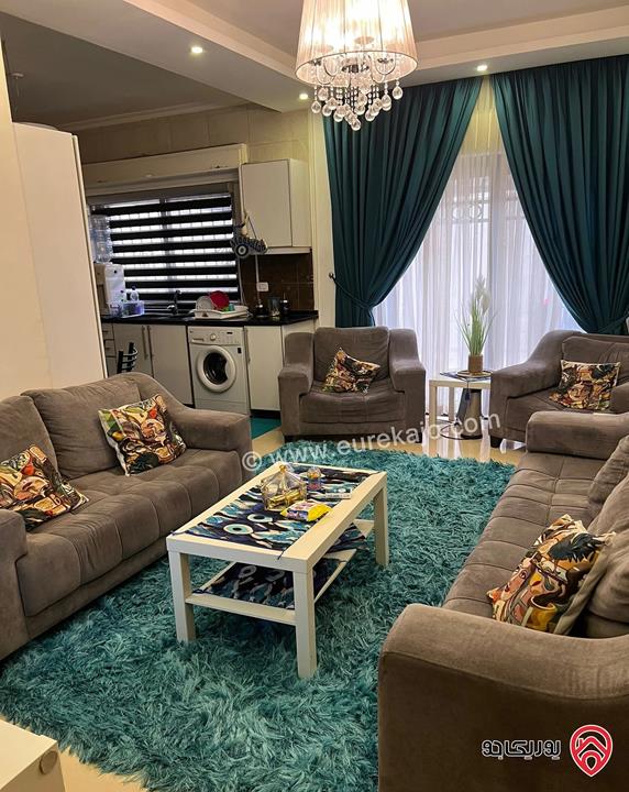 شقة تسوية مساحة 125م مفروشة للايجار في عمان - ضاحية الامير راشد
