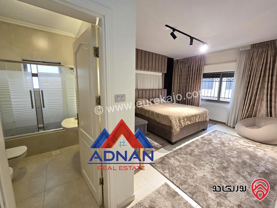 شقة طابق أول مفروشة فرش جديد مساحة 200 متر للايجار السنوي في عمان - دير غبار